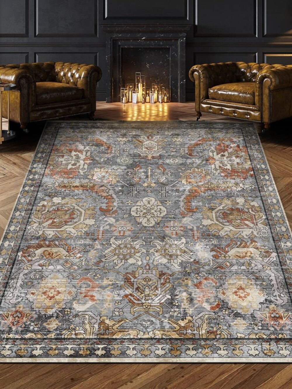 Washable Area Rugs - Perfect for Living Room, Bedroom, Kids Room, Nursery - Stai